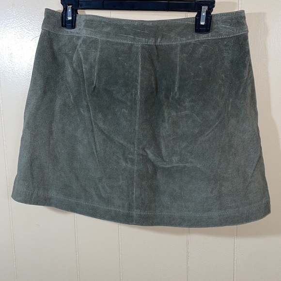 Blank NYC Mud Pie 100% Leather Mini Skirt SZ29 - Picture 3 of 6